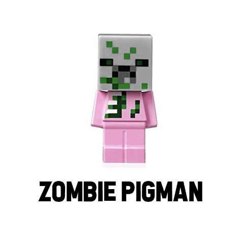 Lego Minecraft Baby Zombie Baby Zombie Pigman Minifigures Shopee Philippines