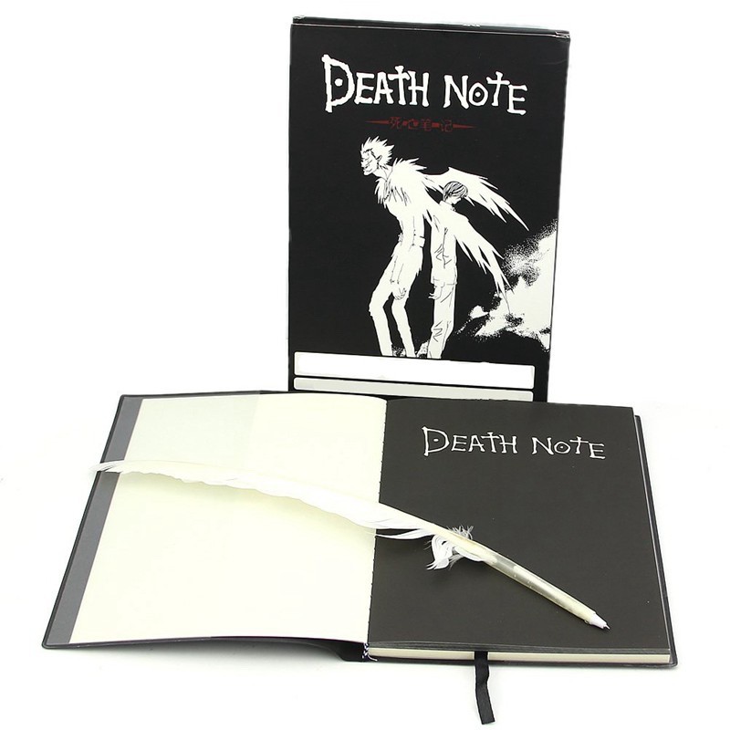 Death Note Notebook With Feather Pen Note book | Shopee Philippines