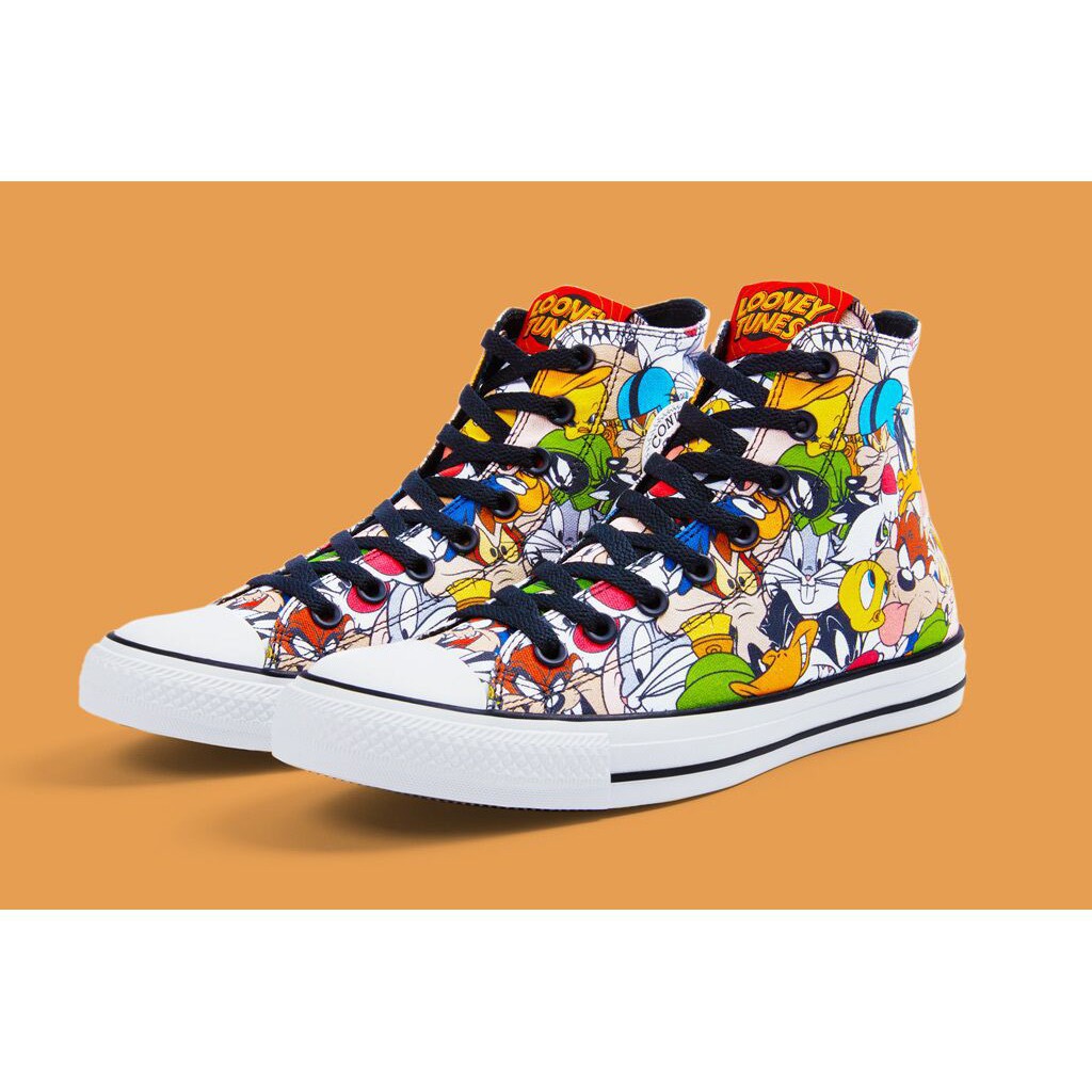 multicolor high top converse