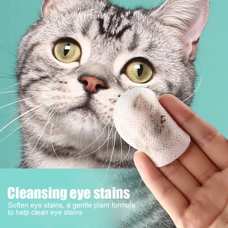 130PCS/Set  Pet Eye Wet Wipes Cat Dog Tear Stain Remover Pet Cleaning Paper Tissue Aloe Wipes #6