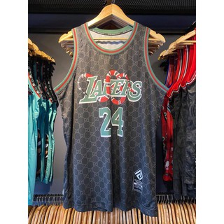 lakers gucci jersey