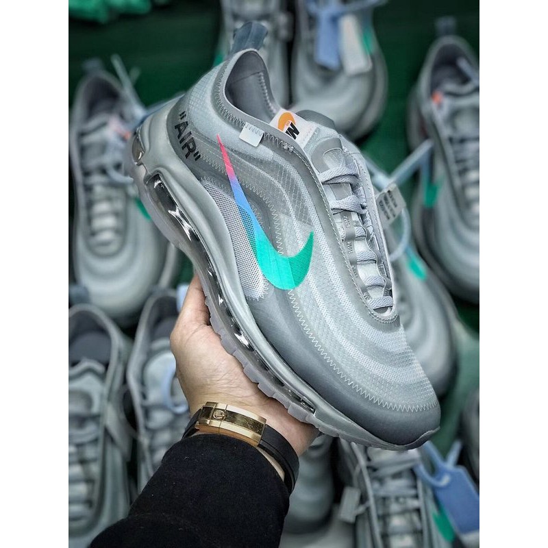 air max 97 silver green
