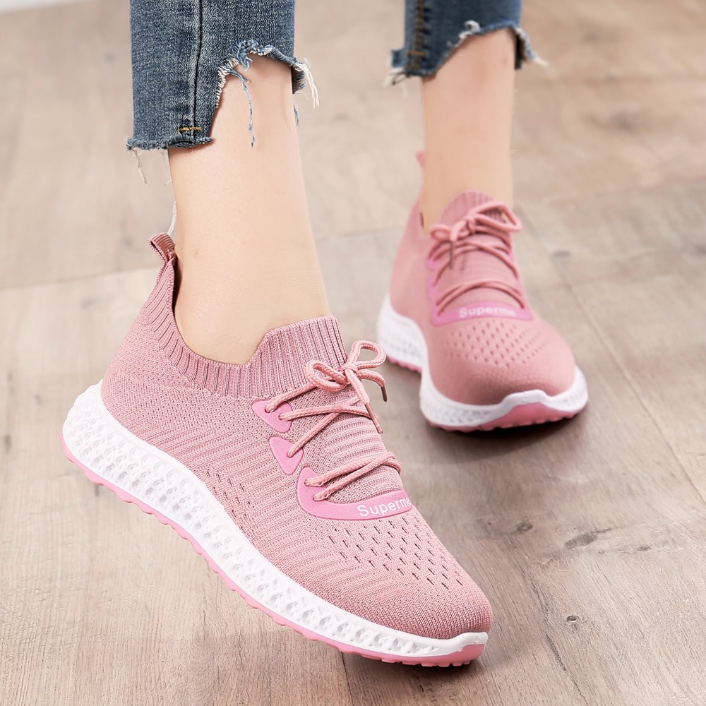 2019 New Arrival Korean New Women Running Shoes Rubber Sports Shoes