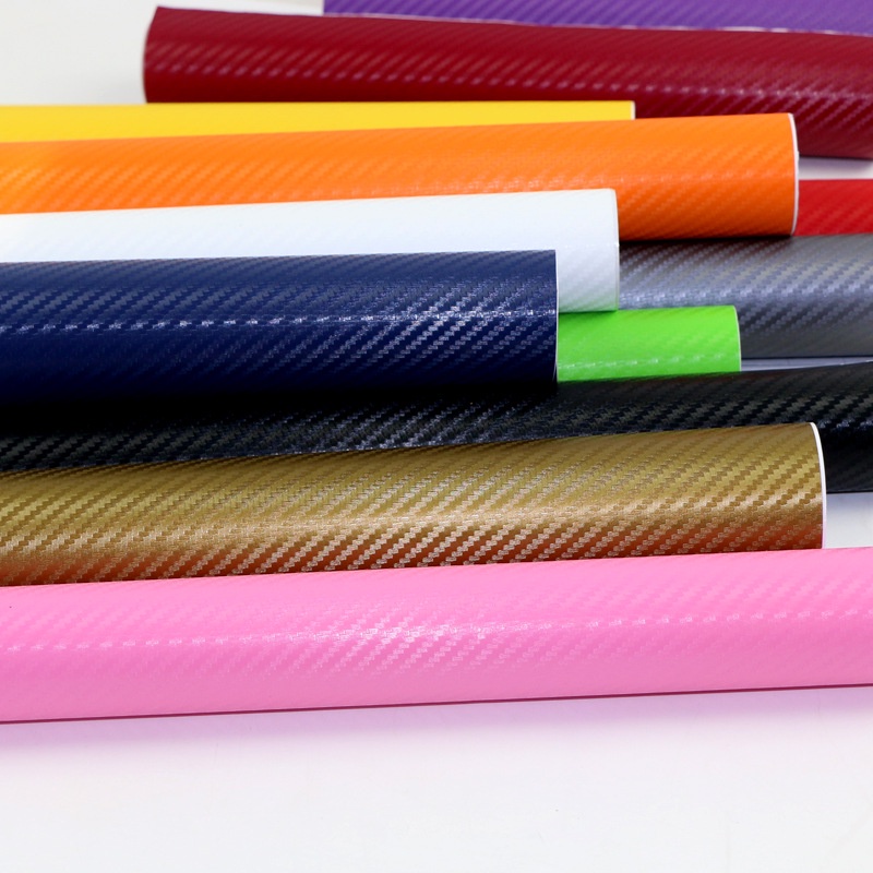 Carbon sheet 1x 3D Carbon Fiber Sticker for Motorcycle Auto Decals Wrap