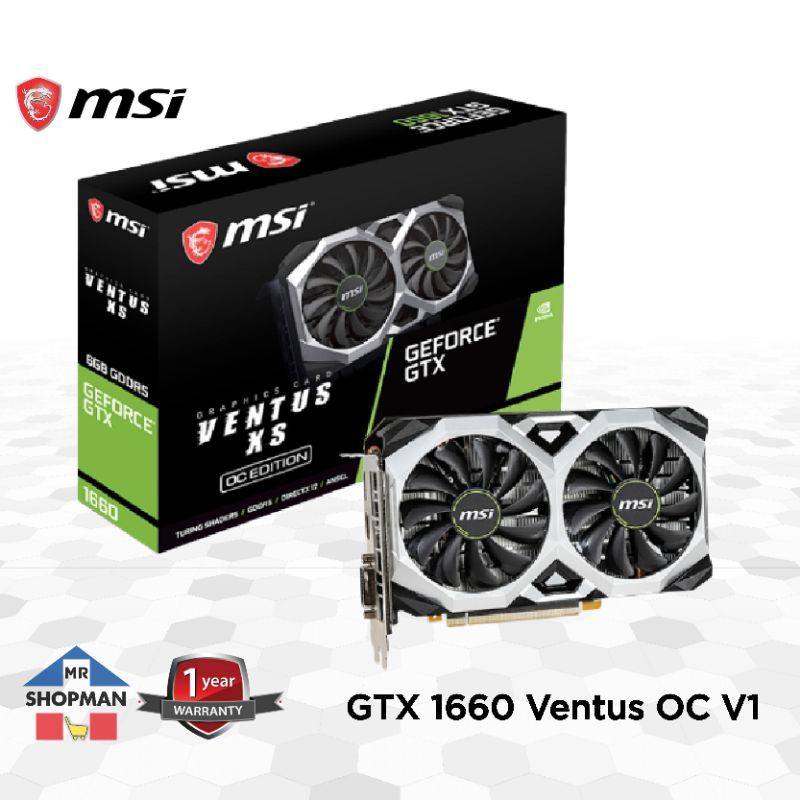 Msi geforce gtx 1660 ventus xs oc обзор