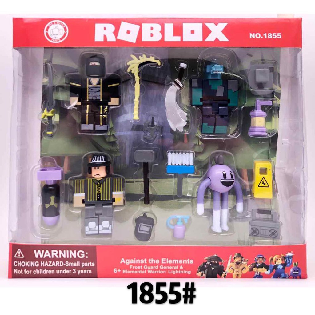 Toy Roblox 1855 Against The Elements Shopee Philippines - elemental warrior lightning roblox figure series 3 with