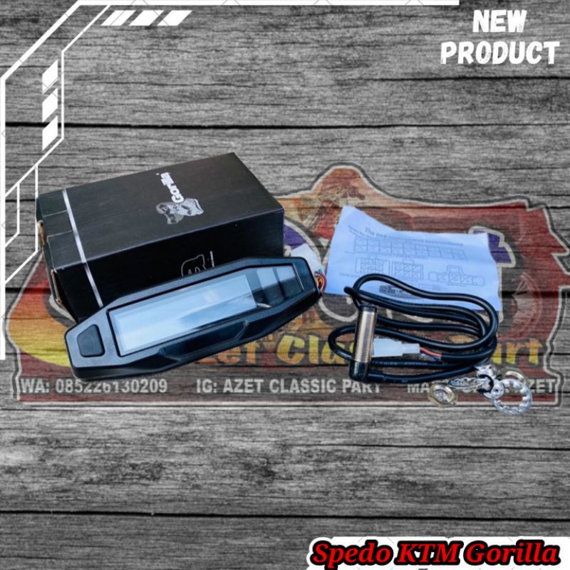 Speedo Speedo Speedo Odometer Digital Speedometer KTM Gorilla set Socket Shopee Philippines