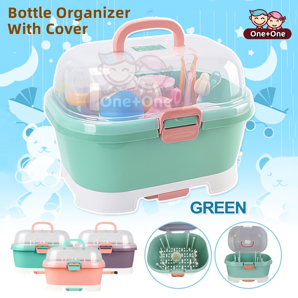 Baby Bottle Drying Rack Storage, Large Nursing