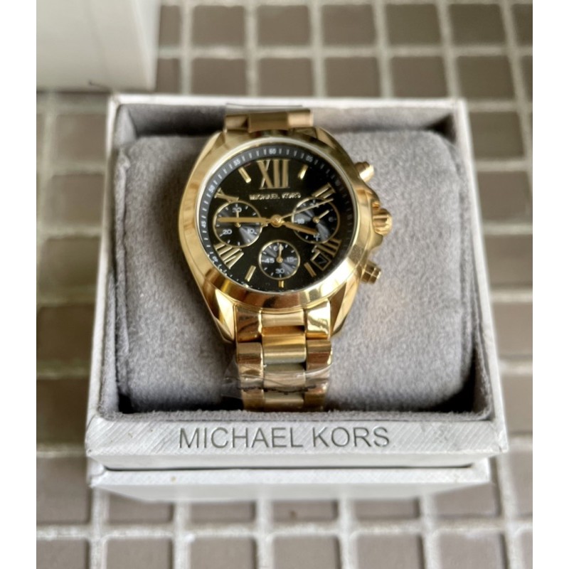 MICHAEL KORS Bradshaw Gold-Tone Watch | Shopee Philippines