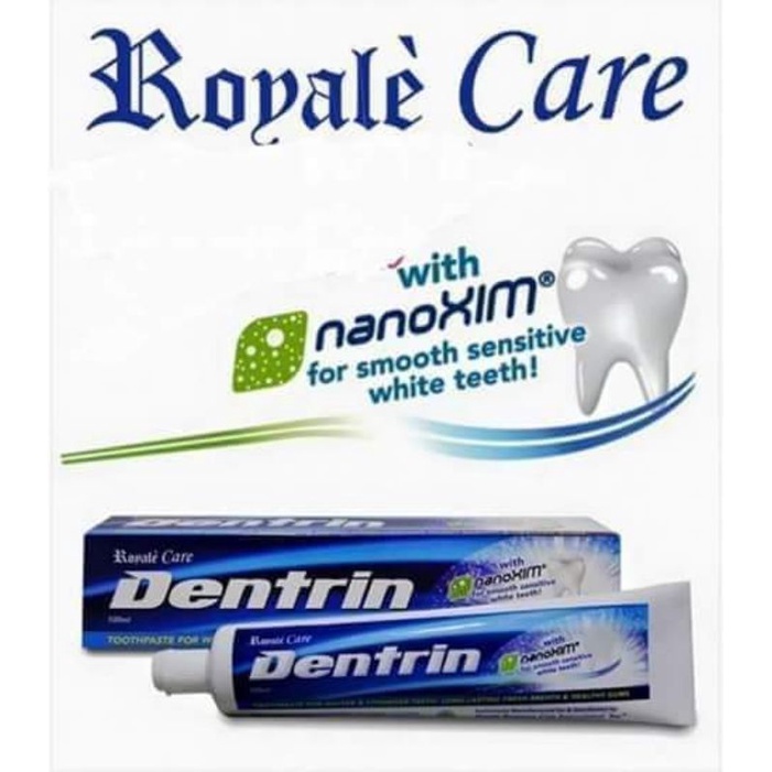 ROYALE Care DENTRIN TOOTHPASTE with nanoXIM 100ml Shopee Philippines