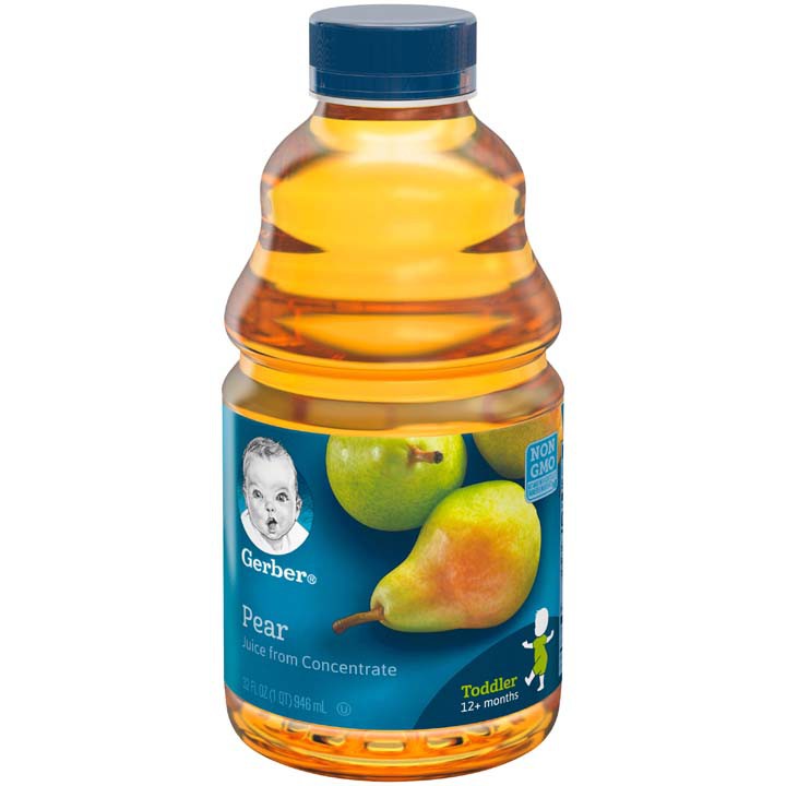 gerber pear juice 4 oz