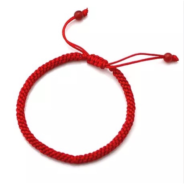 Sale! Handmade Red String Bracelet Adjustable From Temple | Shopee ...