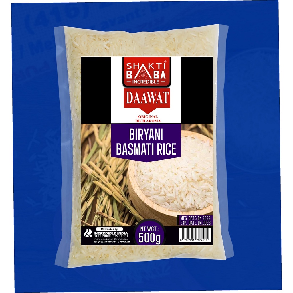 DAAWAT BIRYANI BASMATI RICE ORIGINAL RICH AROMA 500G Shopee Philippines