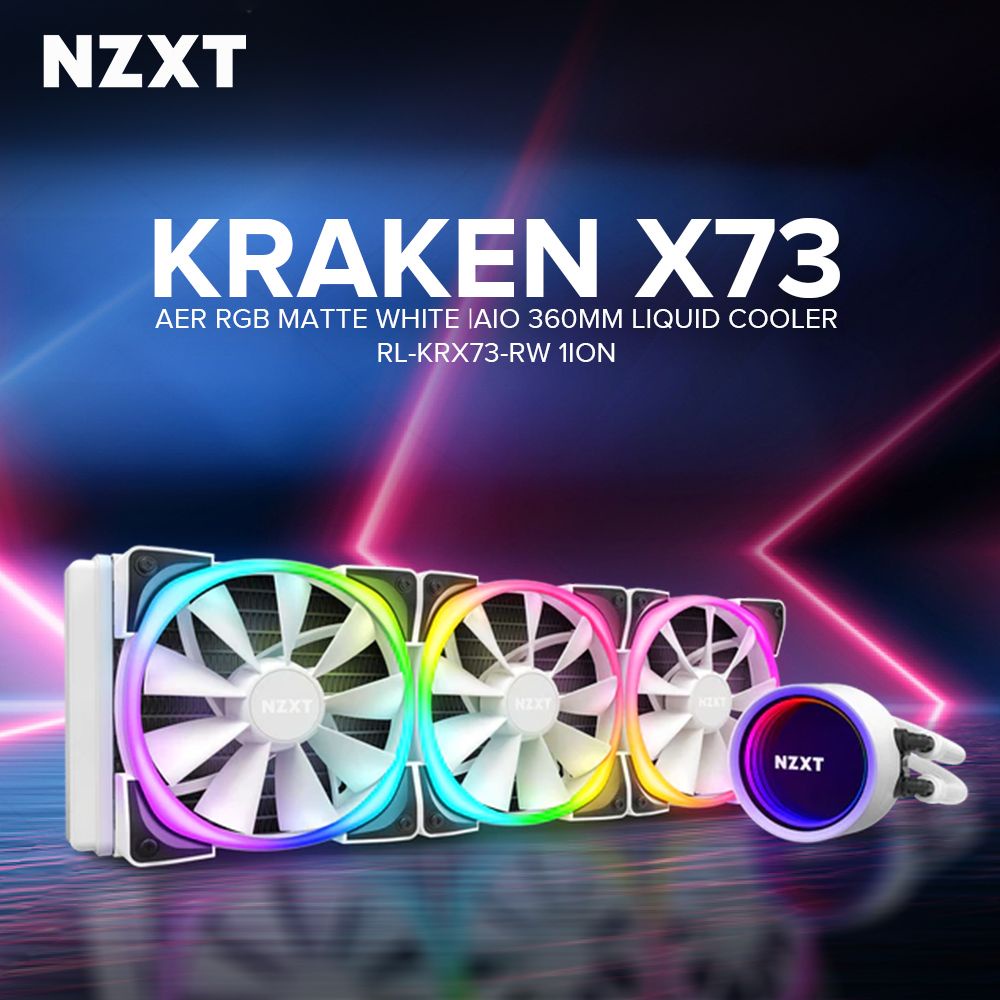 NZXT KRAKEN X73 簡易水冷CPUクーラー RGBファン搭載 360mm RL-KRX73