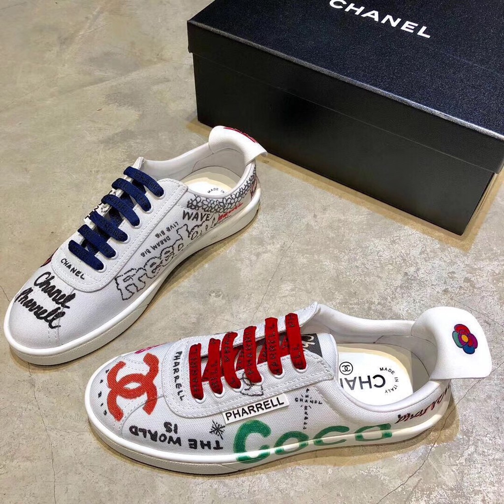 chanel pharrell slippers