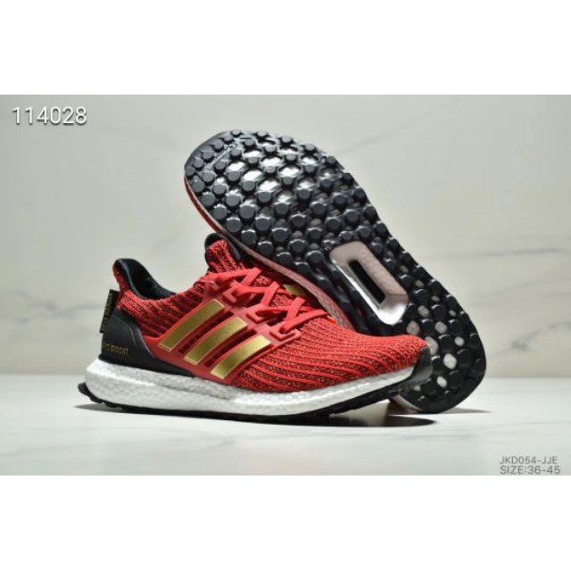 Sepatu Cowok Adidas Ultraboost 4.0 Triple Black Made in Vietnam