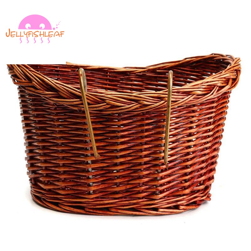 wicker bike basket