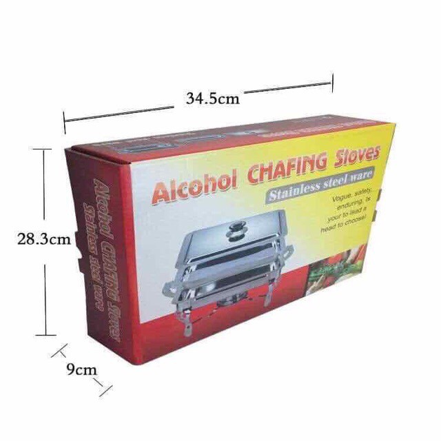 Alcohol Chafing Stove Stainless Food Warmer Dish Tray Shopee Philippines