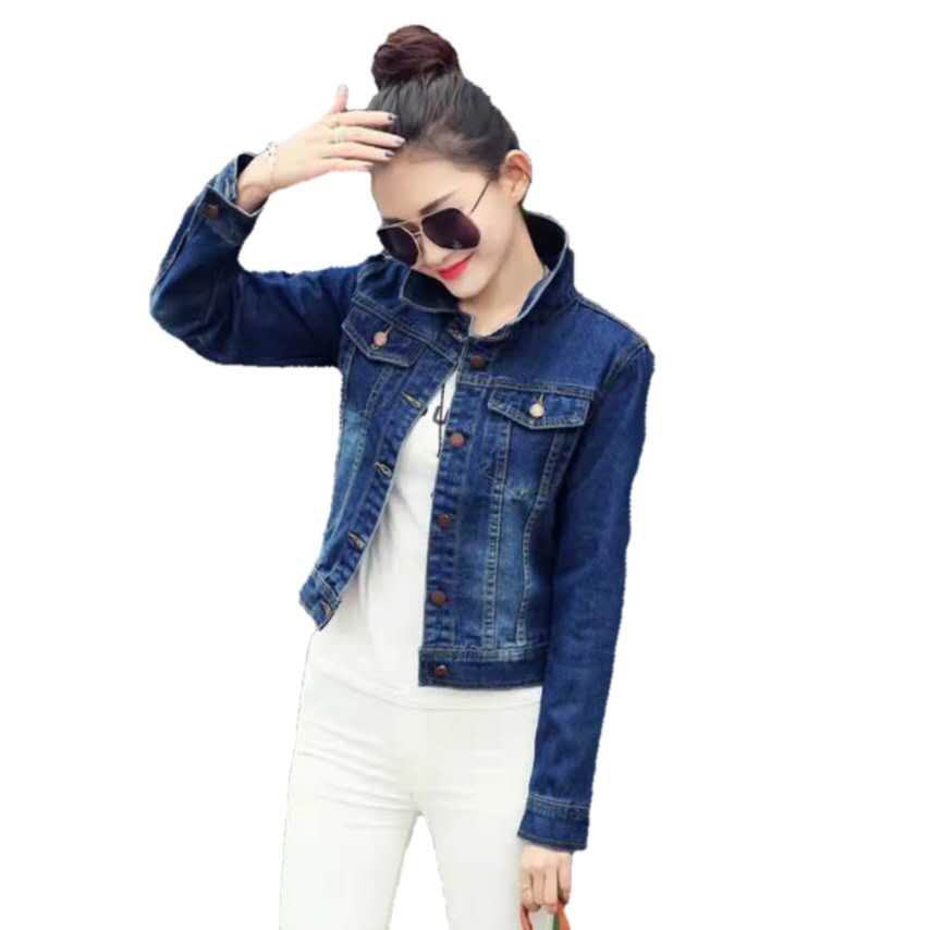 stretchable denim jacket