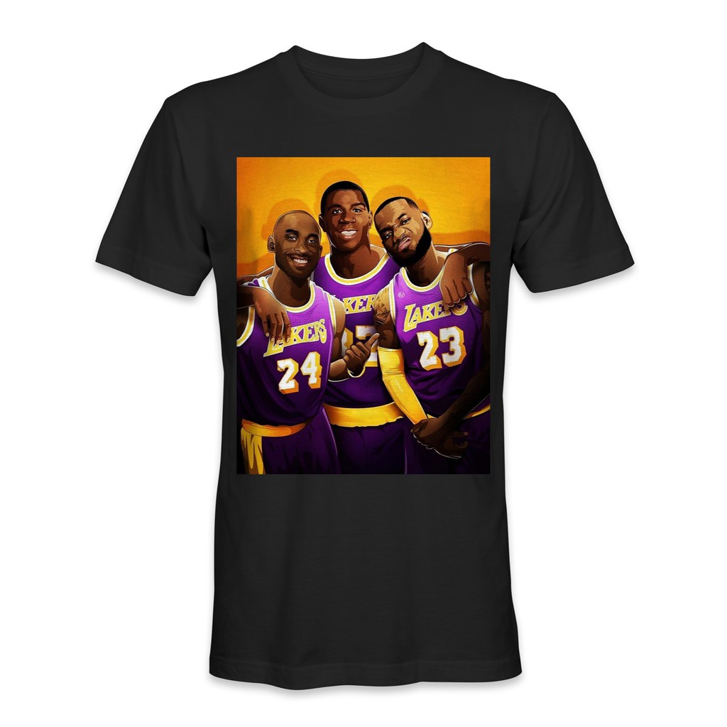 magic johnson lakers shirt