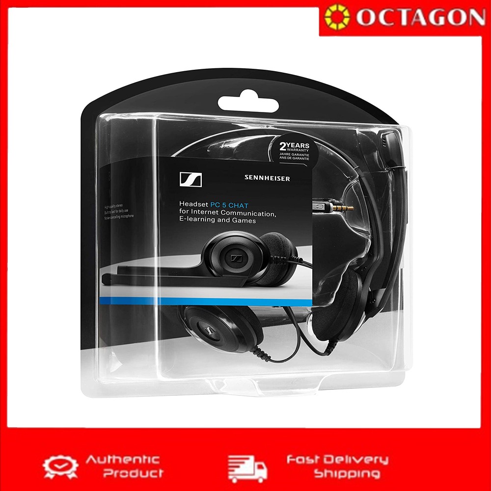 sennheiser pc 5 chat wired headphone