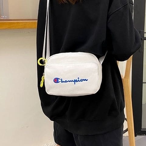 Unisex Champion's Crossbody & Shoulder Bag Good Quality Nylon Material and Embroidered Logo
