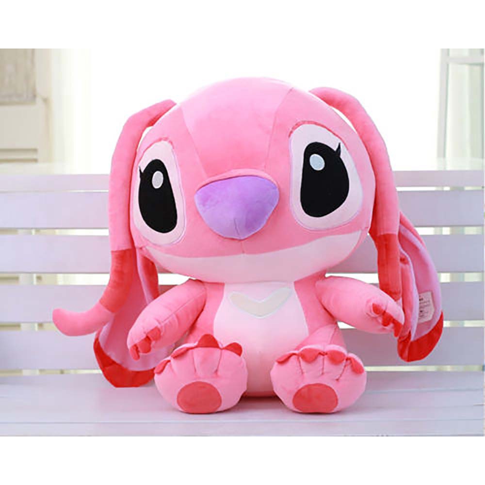 pink stitch stuffed toy