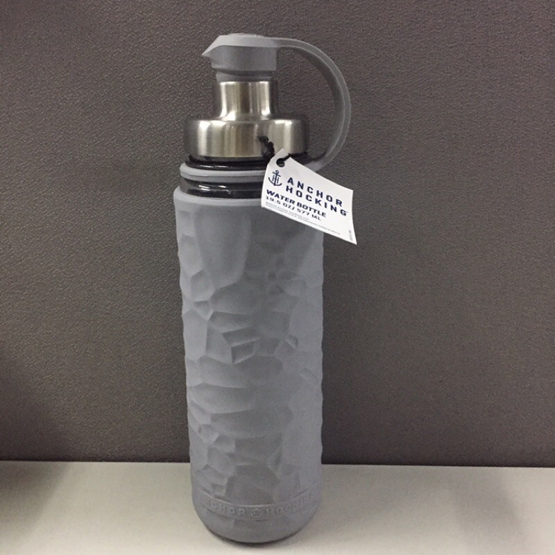 Anchor Hocking Life Durable™ Glass Water Bottle with Silicone Sleeve 19