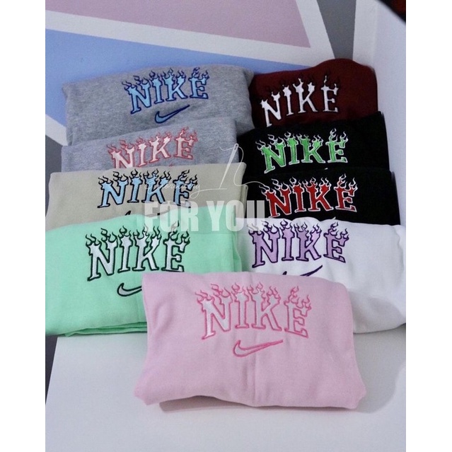 nike flame sweatshirt