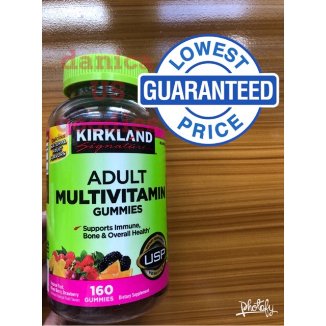 Kirkland adult multivitamins 160 gummies Shopee Philippines