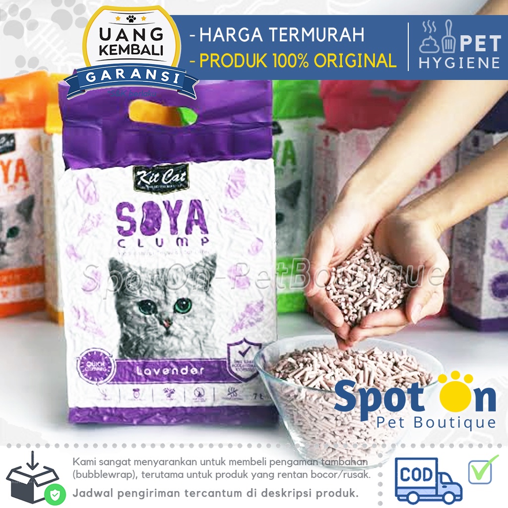 Soya Clump Kit Cat 7L Tofu Sand Premium Natural Cat Litter Eco