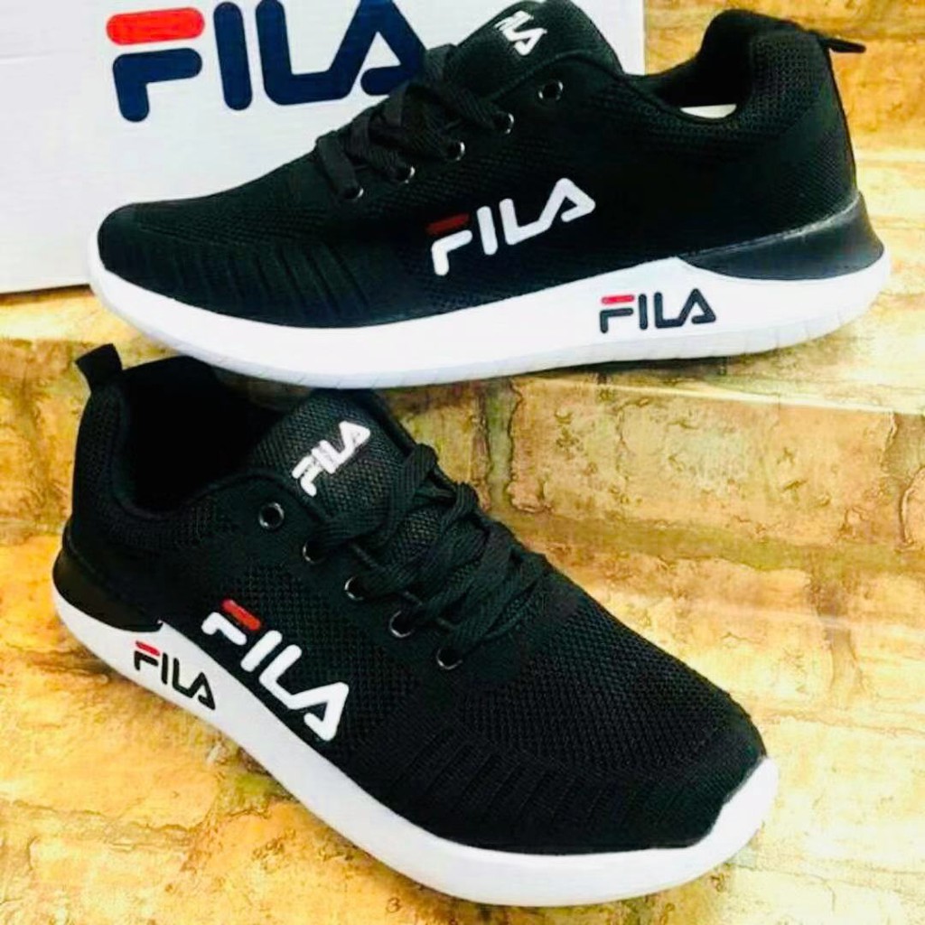 fila shoes men black