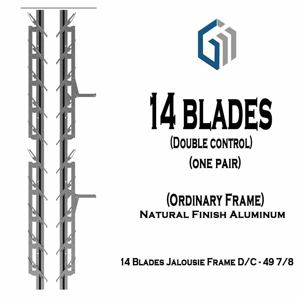 14 Blades Jalousie Frame D/C 49 7/8" (Oridinary) Shopee Philippines