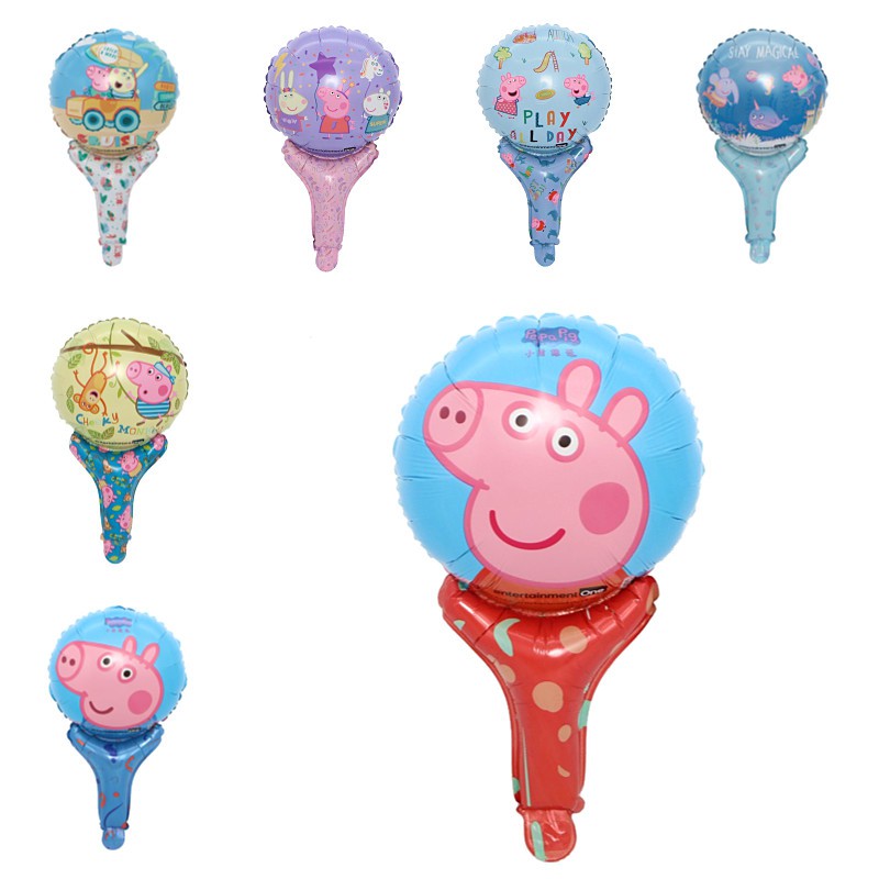 16inch Cartoon Peppa Pig Handheld Foil Balloons Wedding Birthday Party  Inflatable Balloon Kids Gift Toy Supplies | Shopee Philippines