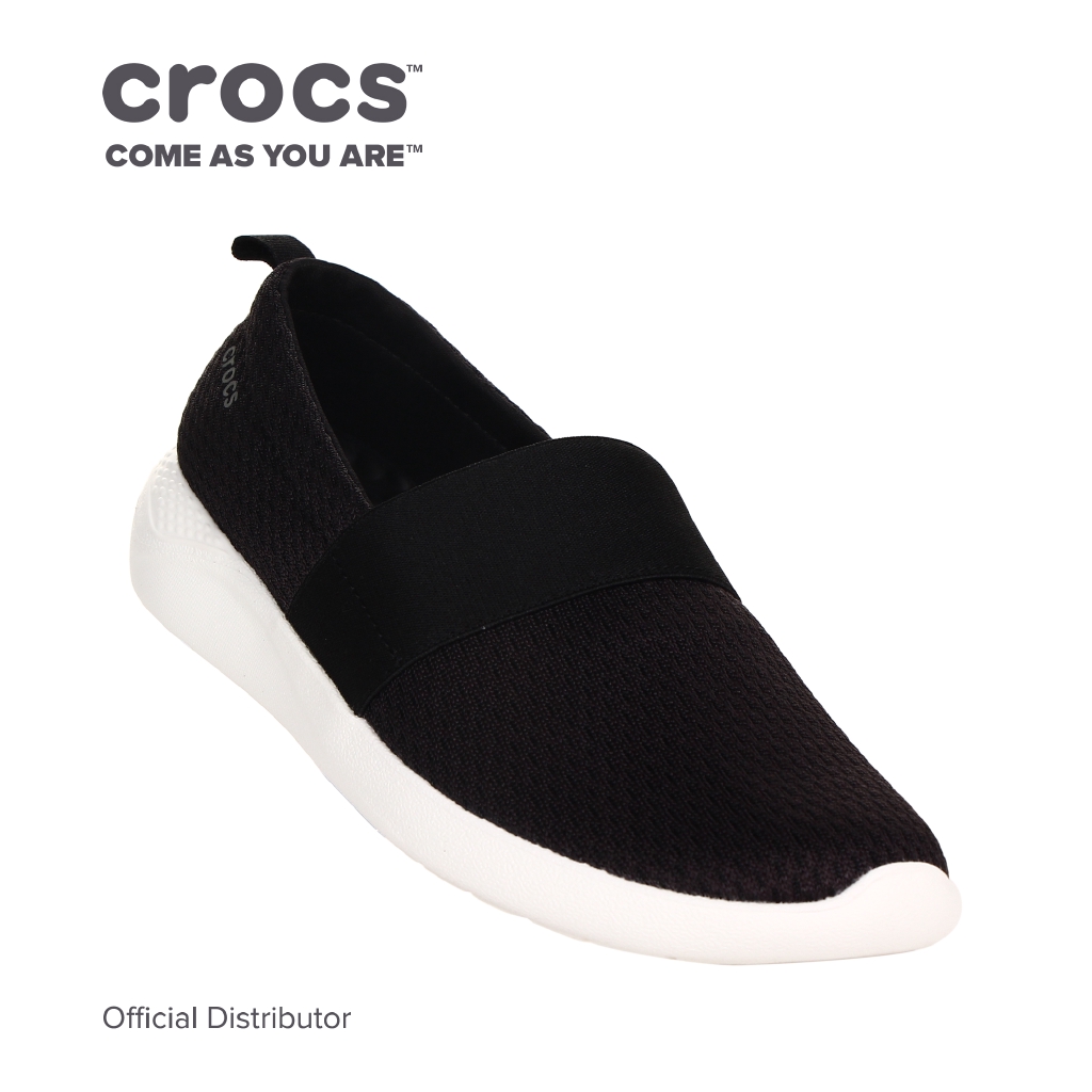 crocs mesh slip on shoe