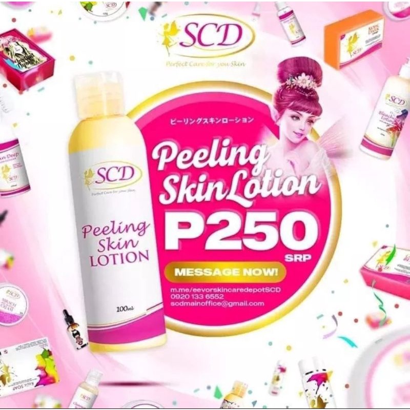 SCD PEELING SKIN LOTION ORIGINAL 100ML Shopee Philippines