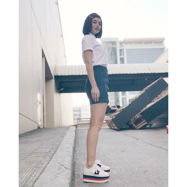 leather platform sneaker gucci