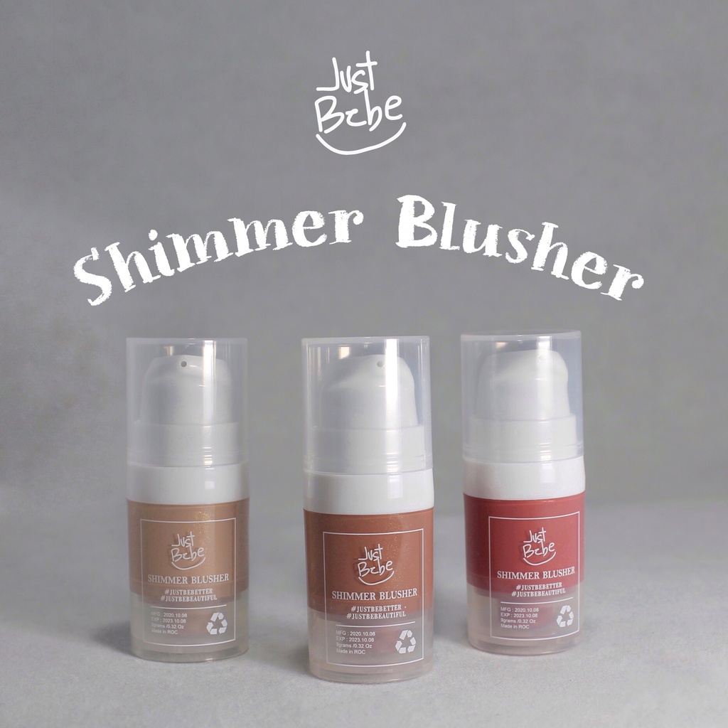 Just Bebe Shimmer Blusher Two In One Liquid Beauty Highlighter Blush Makeup Shopee Philippines