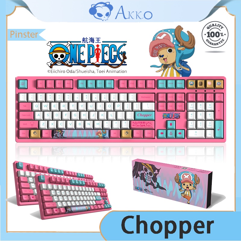 Akko 3108v2 One Piece Chopper Mechanical Keyboard Wired Cherry Switch