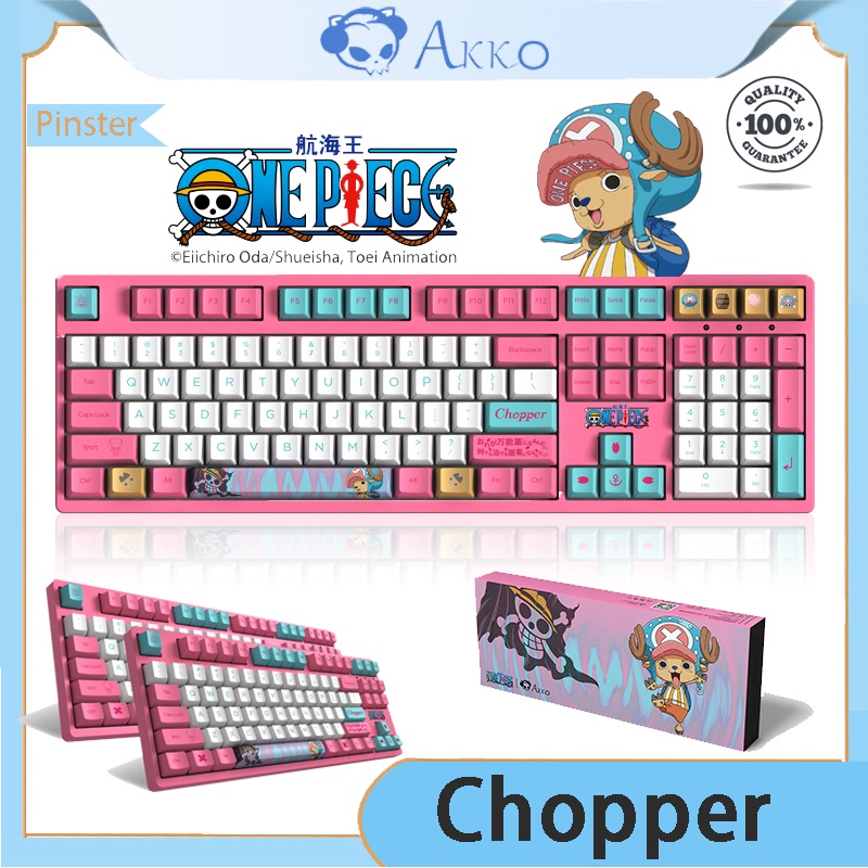 Akko 3108v2 One Piece Chopper Mechanical Keyboard Wired Cherry Switch 