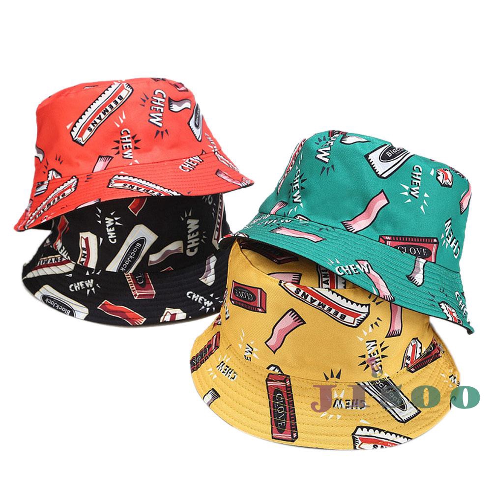 I Iunisex Bucket Hat Summer Fisherman Cap For Women Men Harajuku Style Floral Print Bucket Hat Shopee Philippines