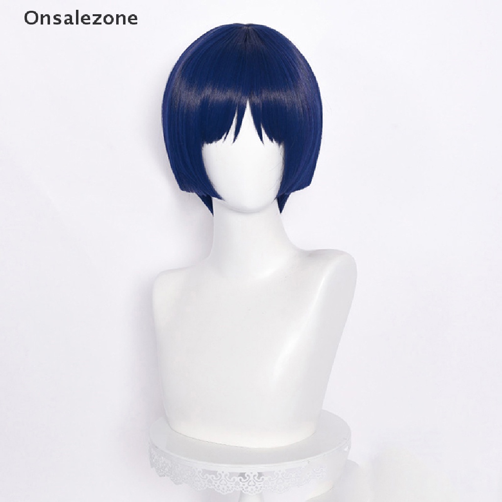 ONPH Genshin Impact Cosplay Scaramouche Wig Blue Wig Cosplay Anime Wigs