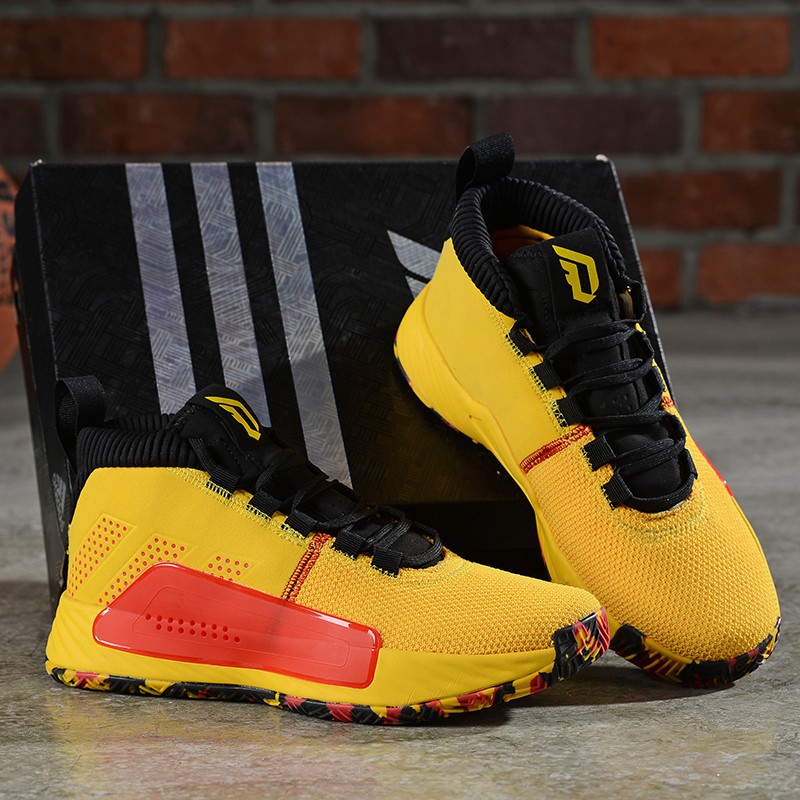 damian lillard shoes yellow