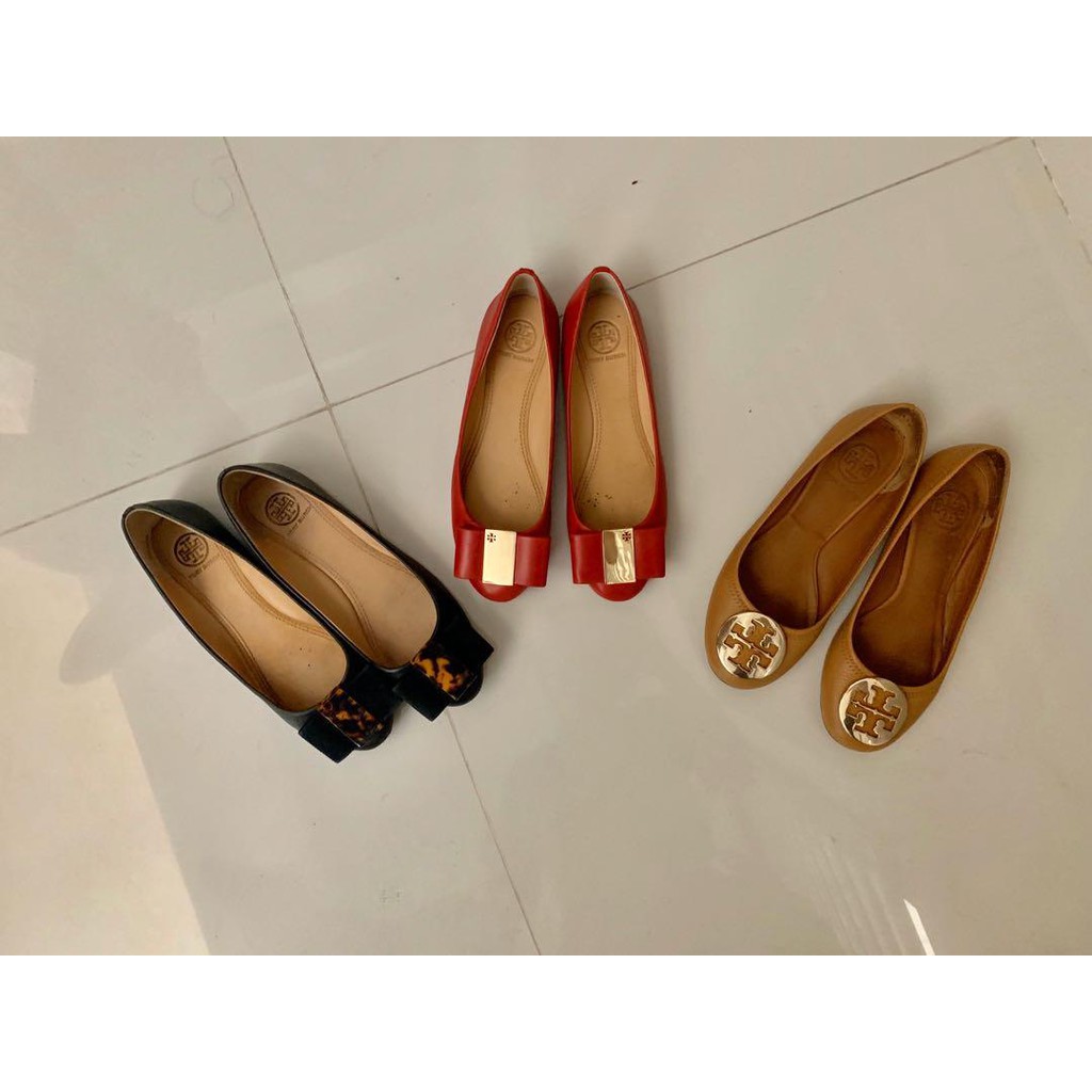 Authentic Tory Burch Ballet Flats Women (Preloved) | Shopee Philippines