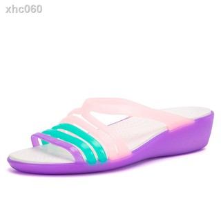 clear plastic flip flops