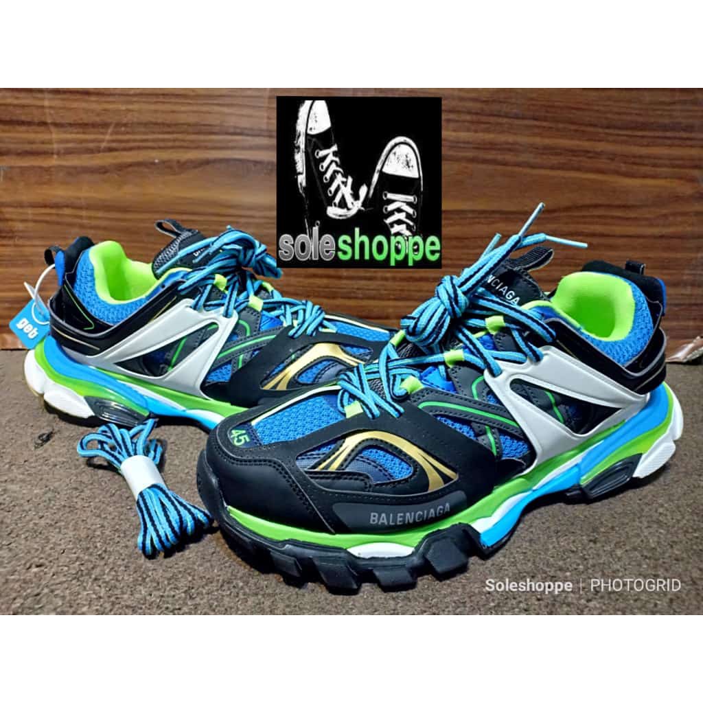 balenciaga blue green
