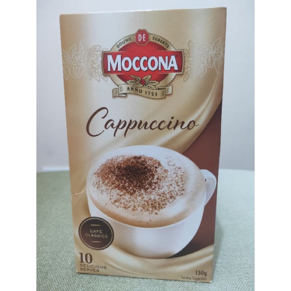 Moccona Cappuccino (Cafe Classics) 10 sachet from Australia Shopee