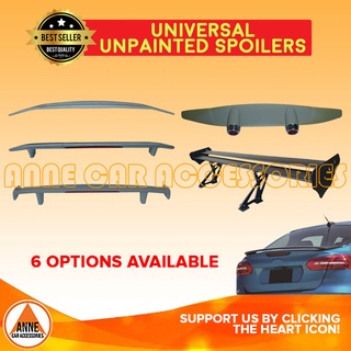 High Quality Unpainted Universal Spoiler Rear Boot Lid Wing