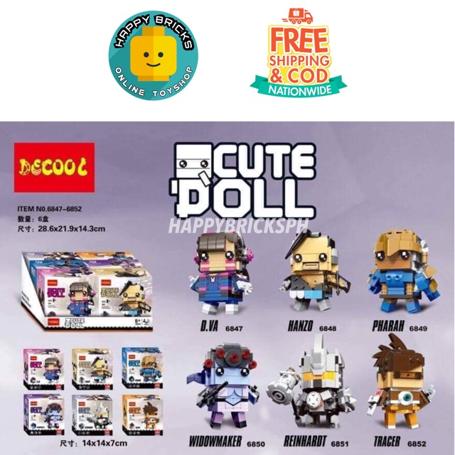 overwatch brickheadz