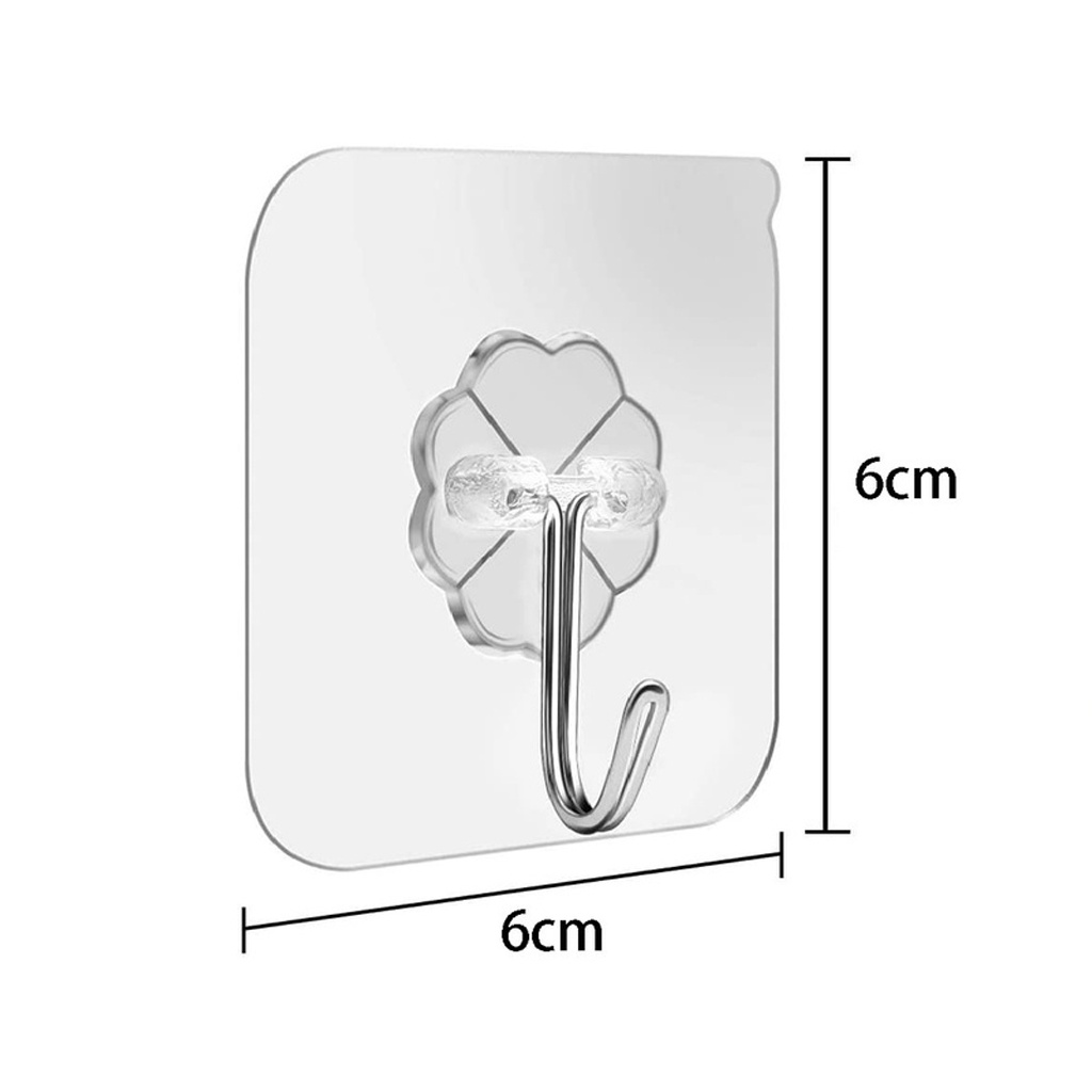 Waterproof Traceless Adhesive Hook Door Wall Hook Strong Adhesive For Kitchen Bathroom COD
